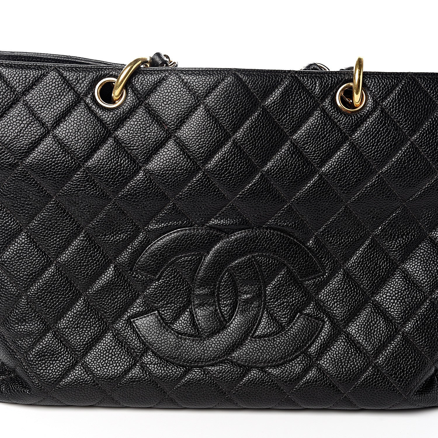Chanel Caviar Quilted Grand Timeless Tote GTT Black 10 of 10