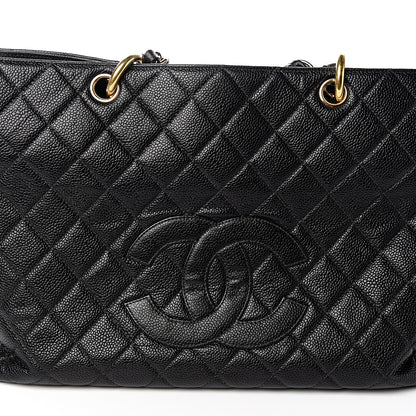 Chanel Caviar Quilted Grand Timeless Tote GTT Black 10 of 10