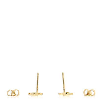 Tiffany 18K Yellow Gold Mini Paloma Picasso Loving Heart Earrings 3 of 4