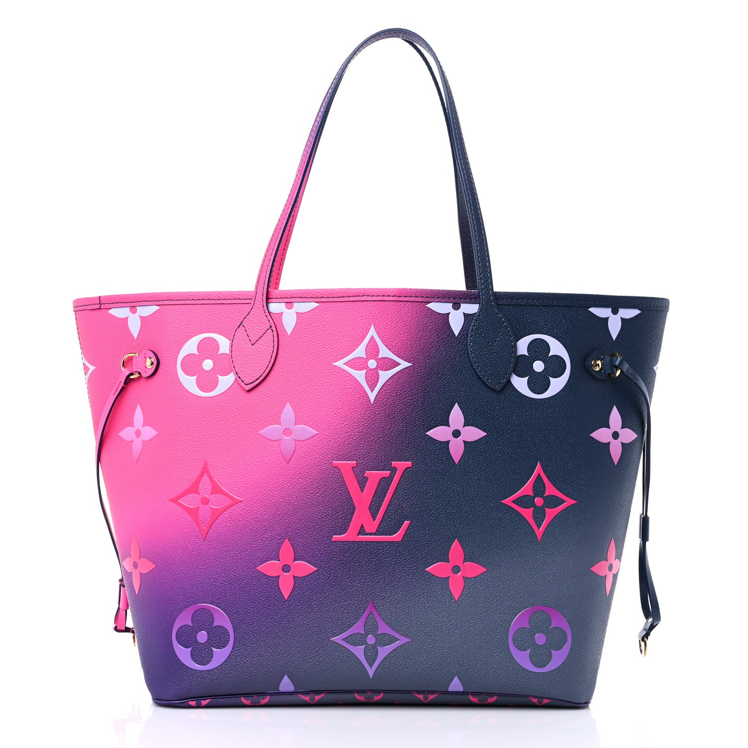 Louis Vuitton Monogram Giant Spring In The City Neverfull MM Midnight Fuchsia 3 of 9