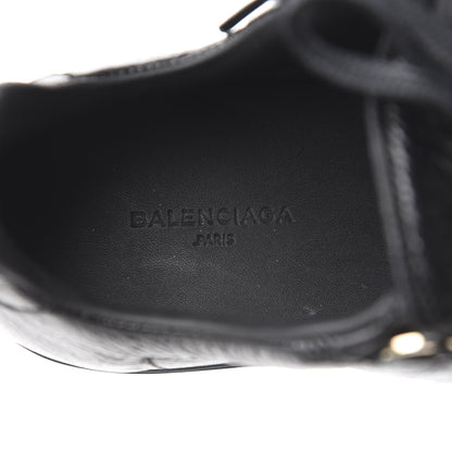 Balenciaga Agneau Arena Womens Low Top Sneakers 35 Black 7 of 9