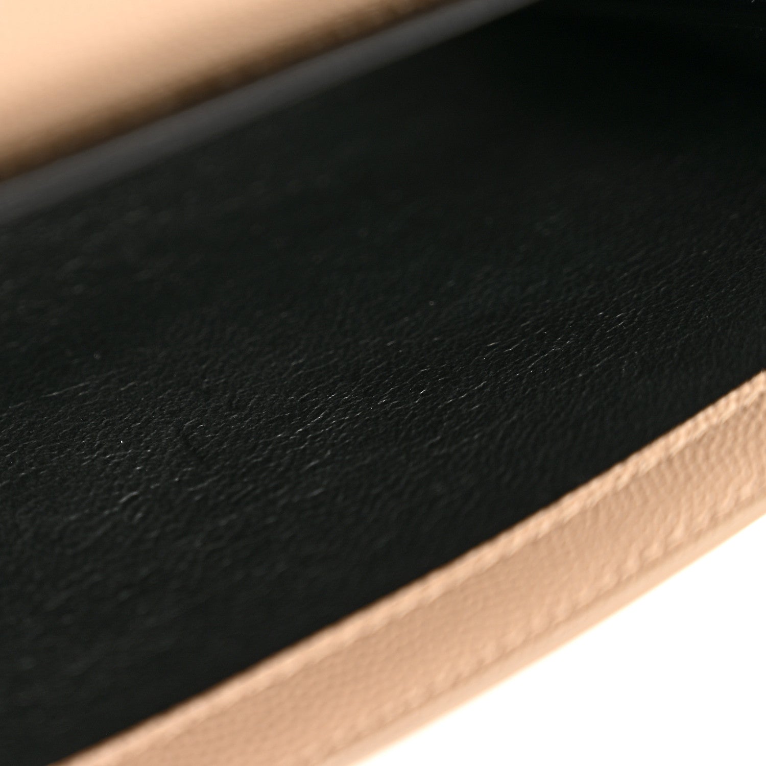 Saint Laurent Grain De Poudre Monogram Uptown Chain Wallet Taupe 12 of 14