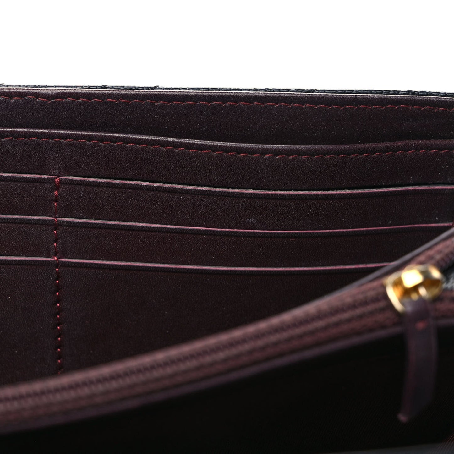 Caviar Quilted Large Gusset Flap Wallet Black