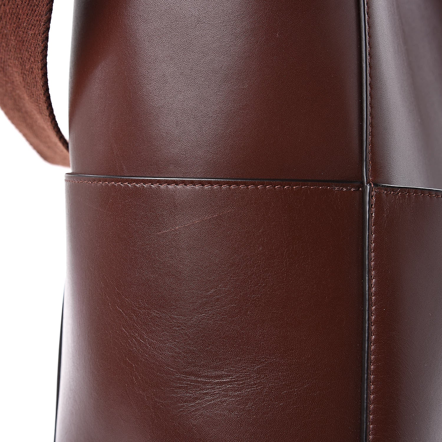 Celine Supersoft Calfskin Sangle Bucket Bag Burgundy 14 of 14