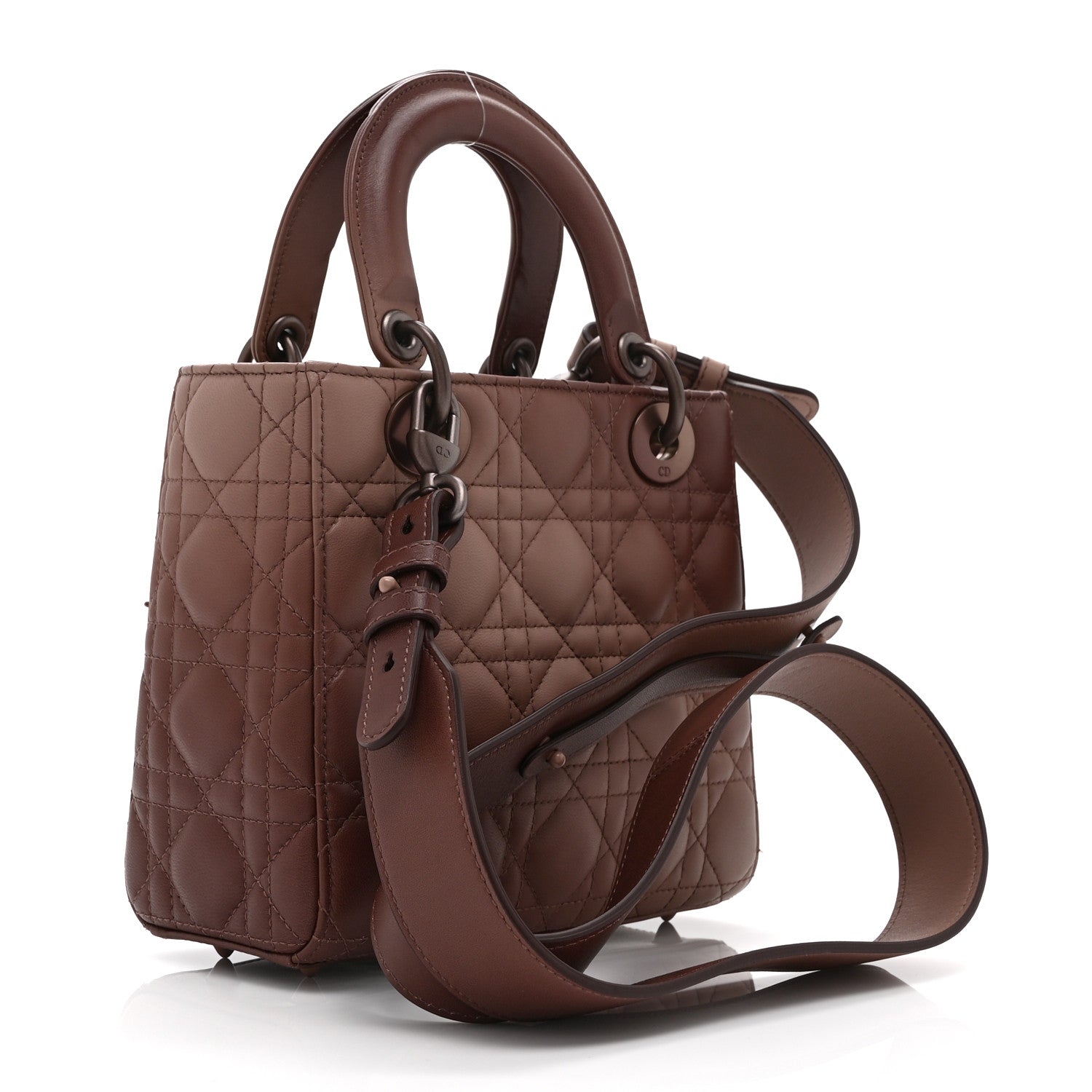 Christian Dior Lambskin Cannage Gradient Small My ABCDior Lady Dior 4 of 22