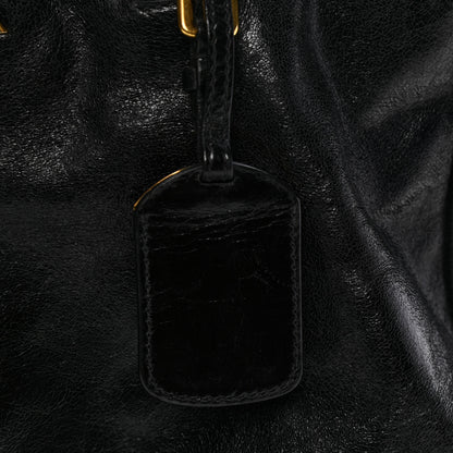 Prada Vitello Shine Tote Black 8 of 15