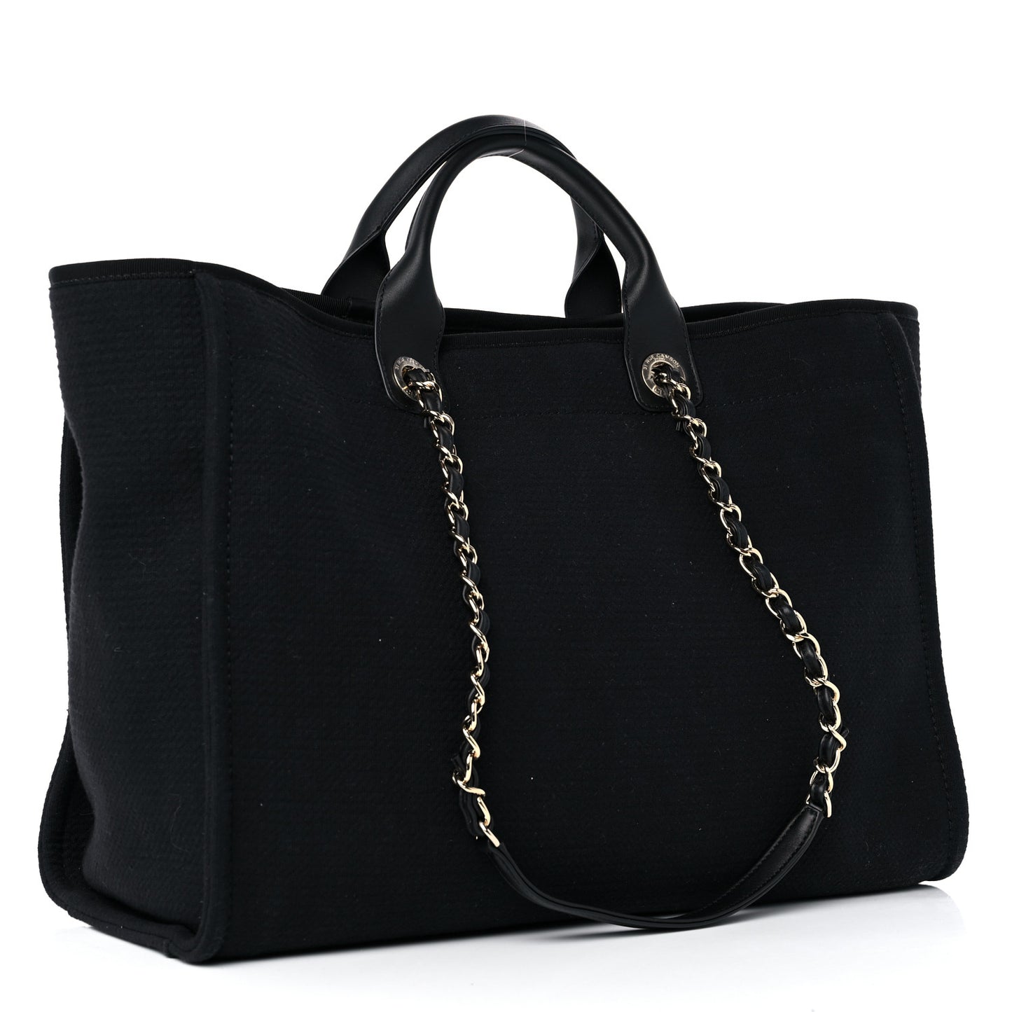 Mixed Fibers Large Deauville Tote Black
