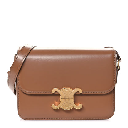 Celine Shiny Calfskin Teen Triomphe Bronze 1 of 11
