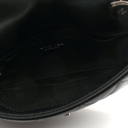 Chanel Calfskin Quilted CC Uniform Flap Belt Bag Black 5 of 10