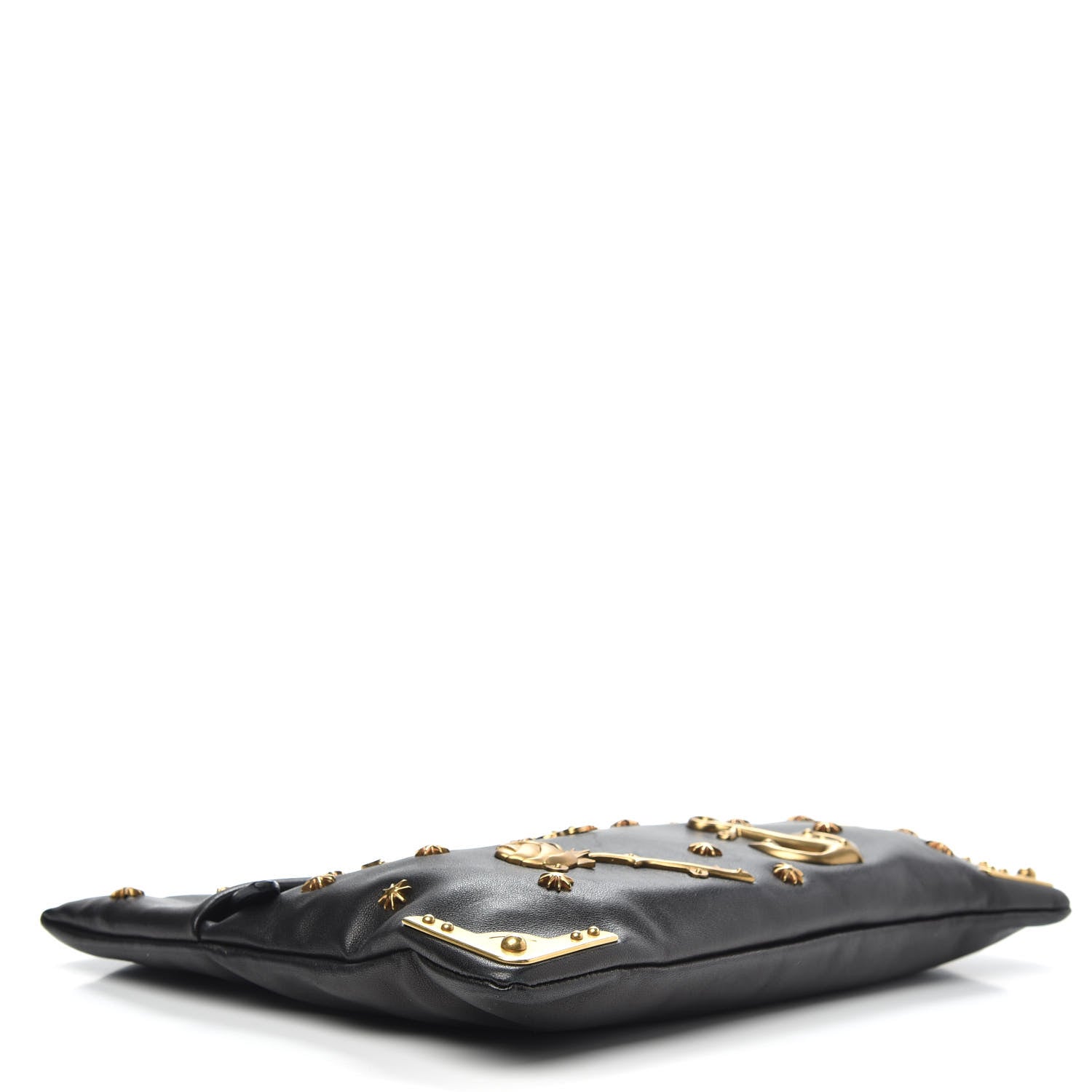 Prada City Calf Cahier Astrology Pouch Black 4 of 13