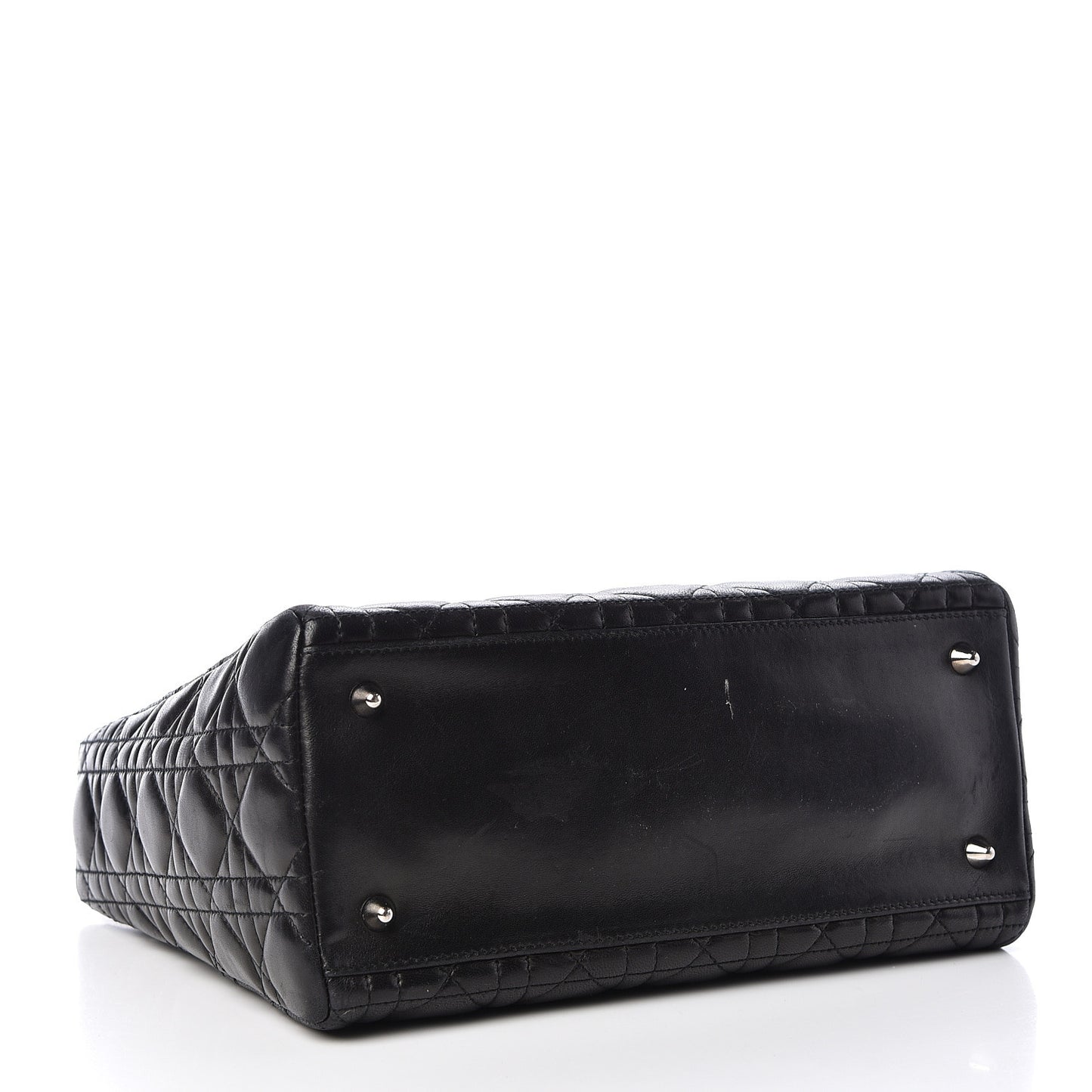 Lambskin Cannage Medium Lady Dior Black