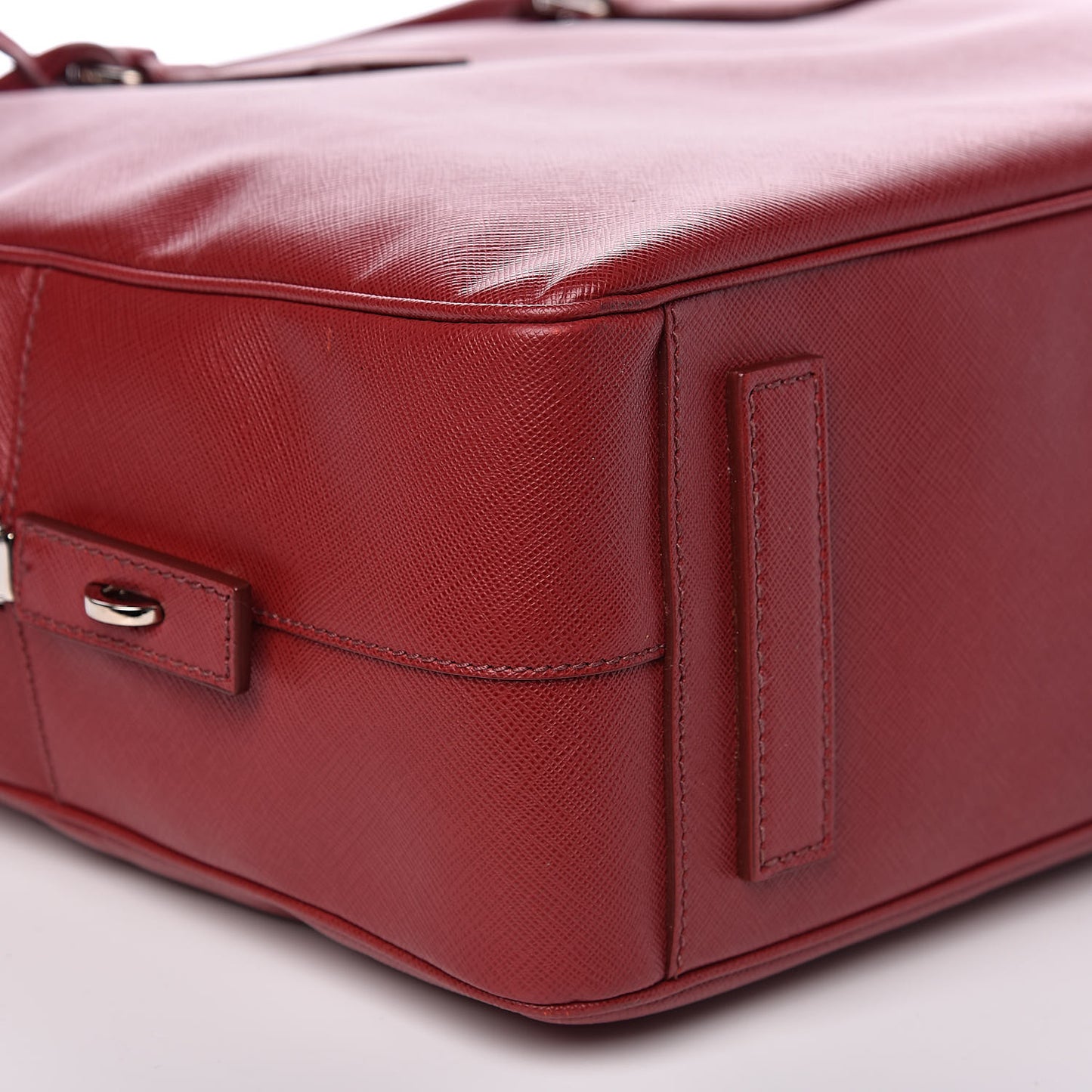 Saffiano Travel Briefcase Rubino
