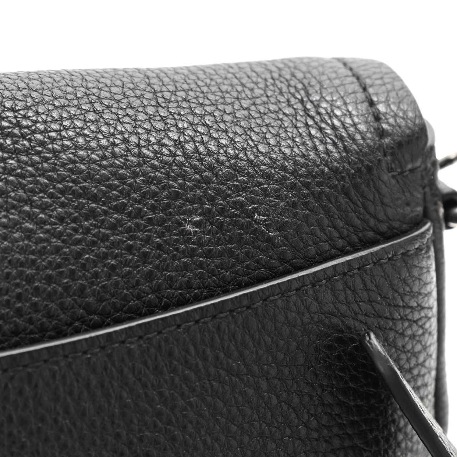 Prada Vitello Daino Soft Flap Crossbody Black 11 of 11