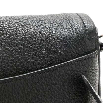 Prada Vitello Daino Soft Flap Crossbody Black 11 of 11