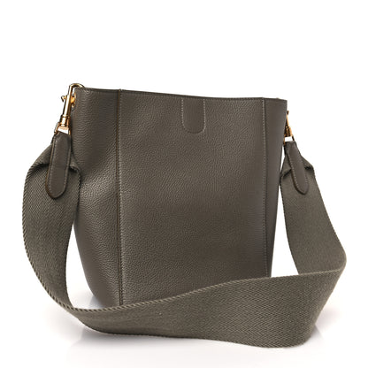 Celine Soft Grained Calfskin Small Sangle Bucket Bag Taupe 3 of 11
