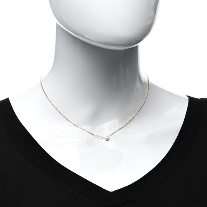 Cartier 18K Yellow Gold Diamond LM D'Amour Pendant Necklace 2 of 5
