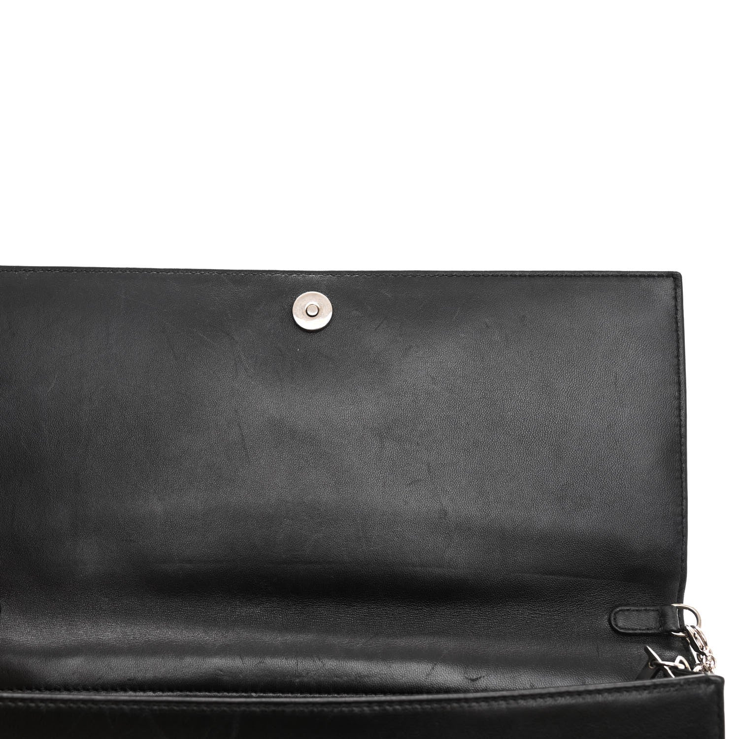 Christian Dior Lambskin Cannage Lady Dior Convertible Clutch Black 11 of 14