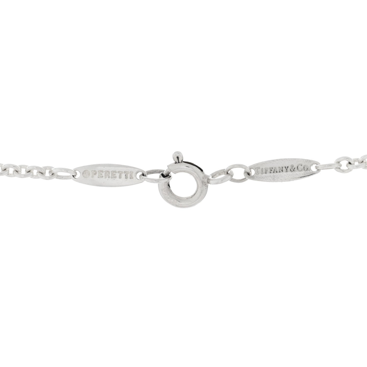 Tiffany Sterling Silver Large Elsa Peretti Open Bottle Pendant Necklace 4 of 4