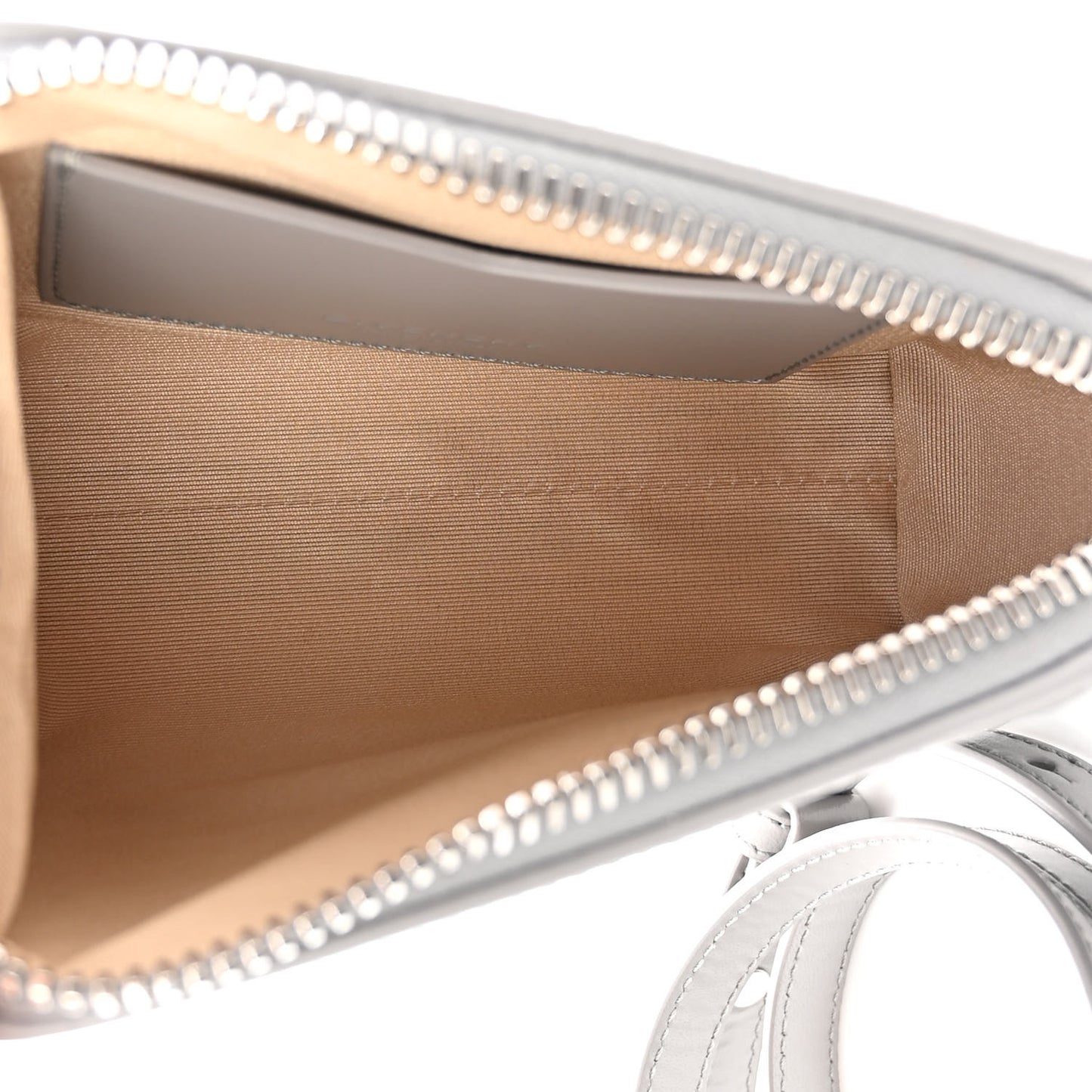 Sugar Goatskin Nano Antigona Pearl Grey