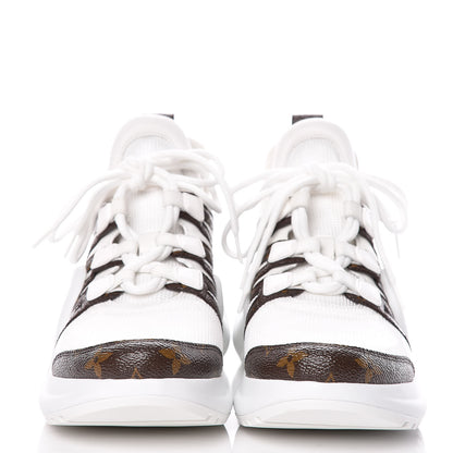 Louis Vuitton Patent Monogram LV Archlight Sneakers 39 White 2 of 9