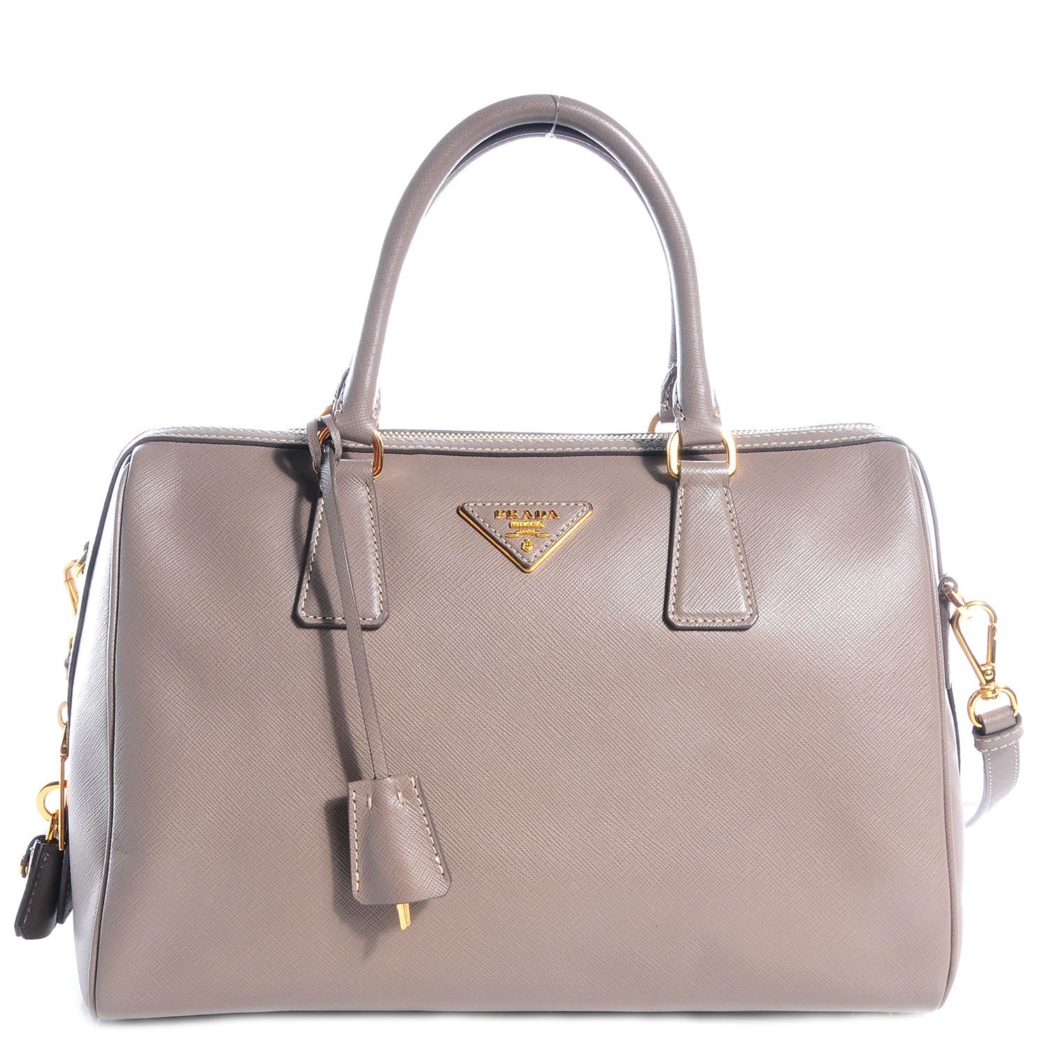 Prada Saffiano Lux Bowler Argilla 1 of 12