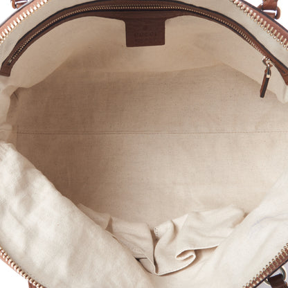 Gucci Pebbled Calfskin Medium Bree Shoulder Bag Tabacco 4 of 9