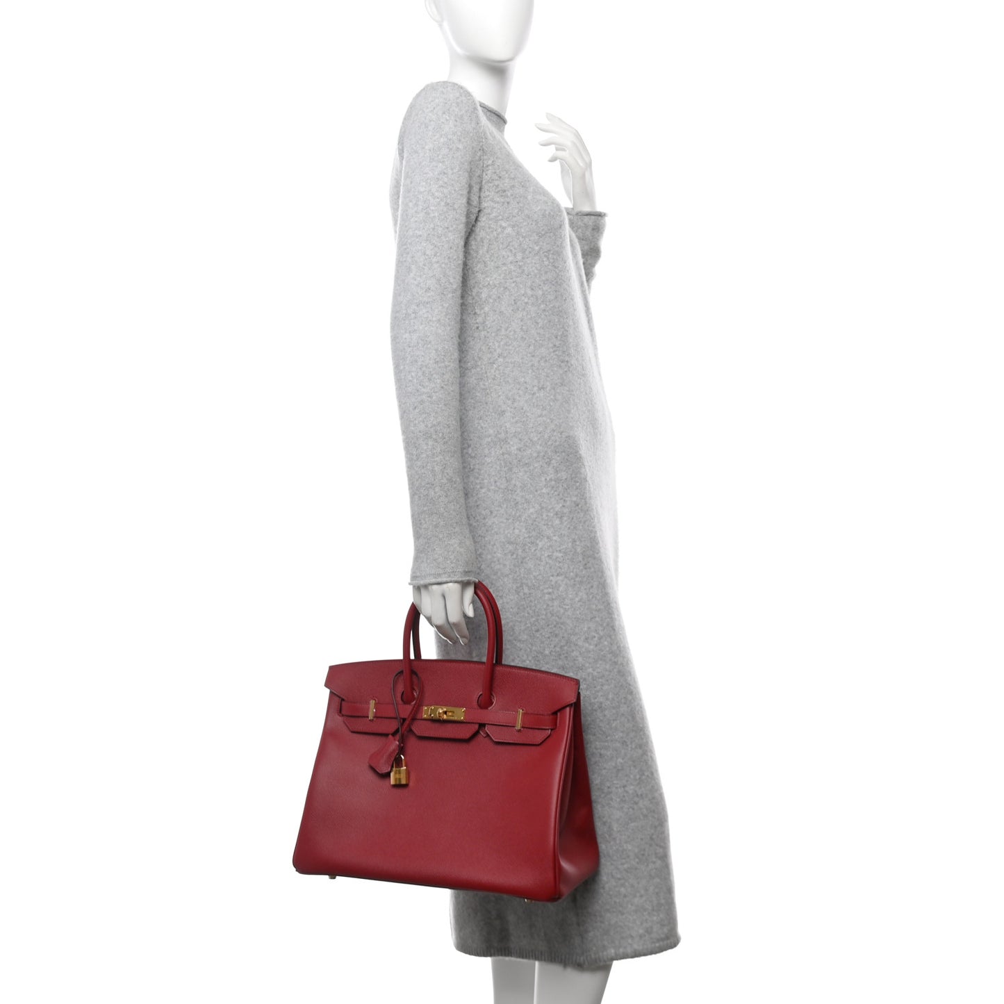 Epsom Birkin 35 Rouge Grenat
