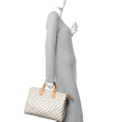 Louis Vuitton Damier Azur Speedy 35 2 of 15