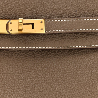 Hermes Togo Kelly Retourne 25 Etoupe 8 of 15