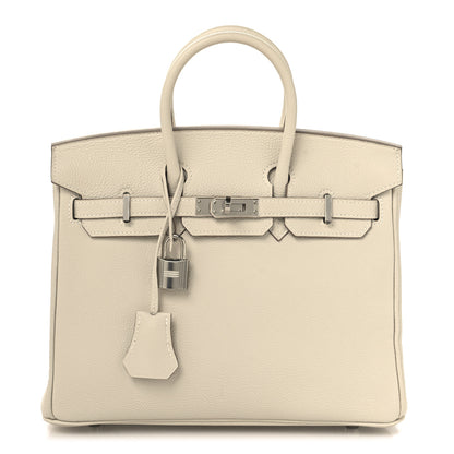 Hermes Togo Birkin 25 Craie 1 of 13