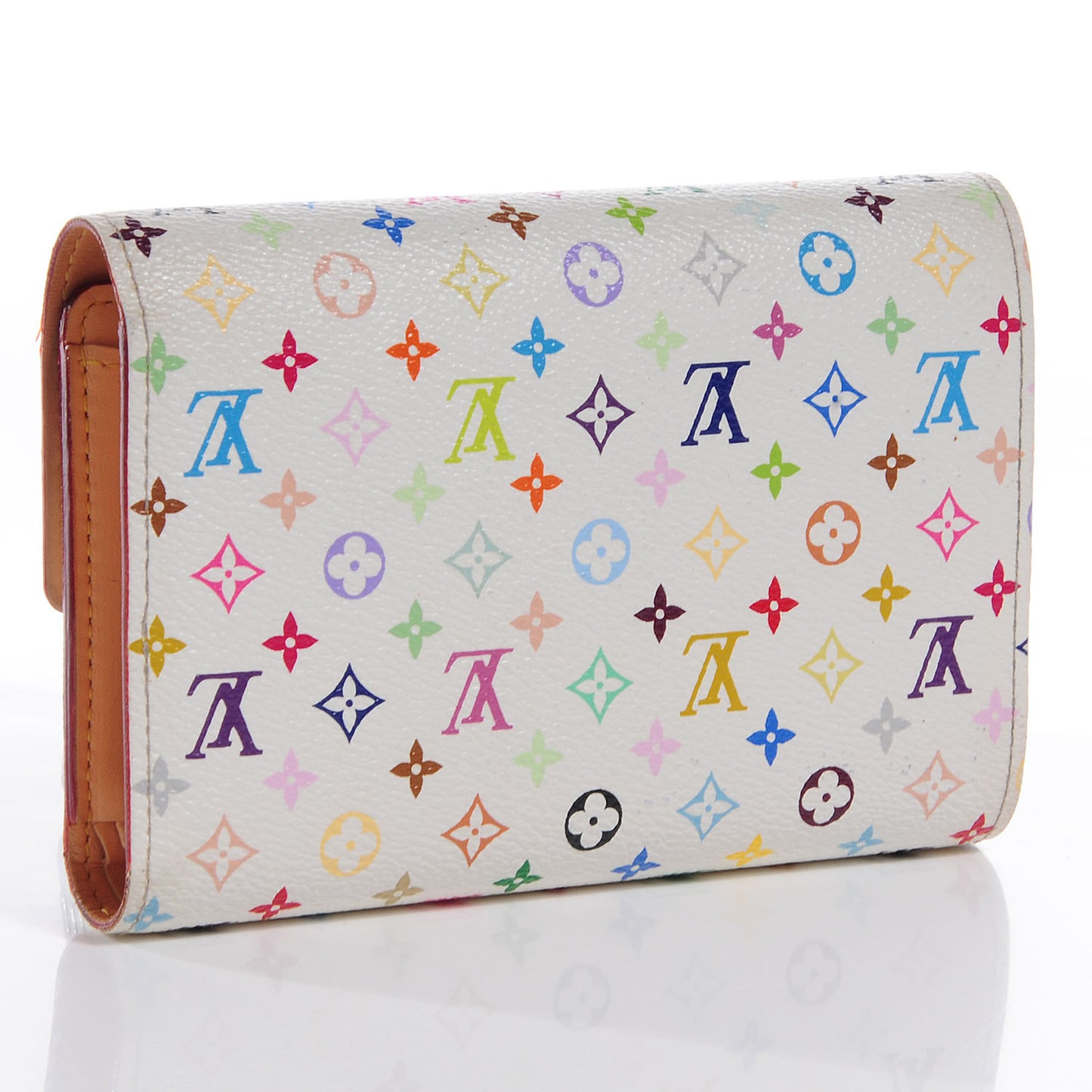 Monogram Multicolor Alexandra Wallet White