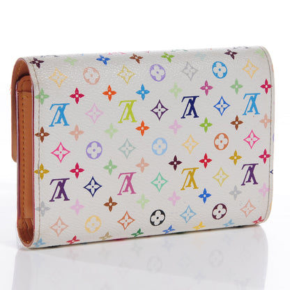 Louis Vuitton Monogram Multicolor Alexandra Wallet White 3 of 8