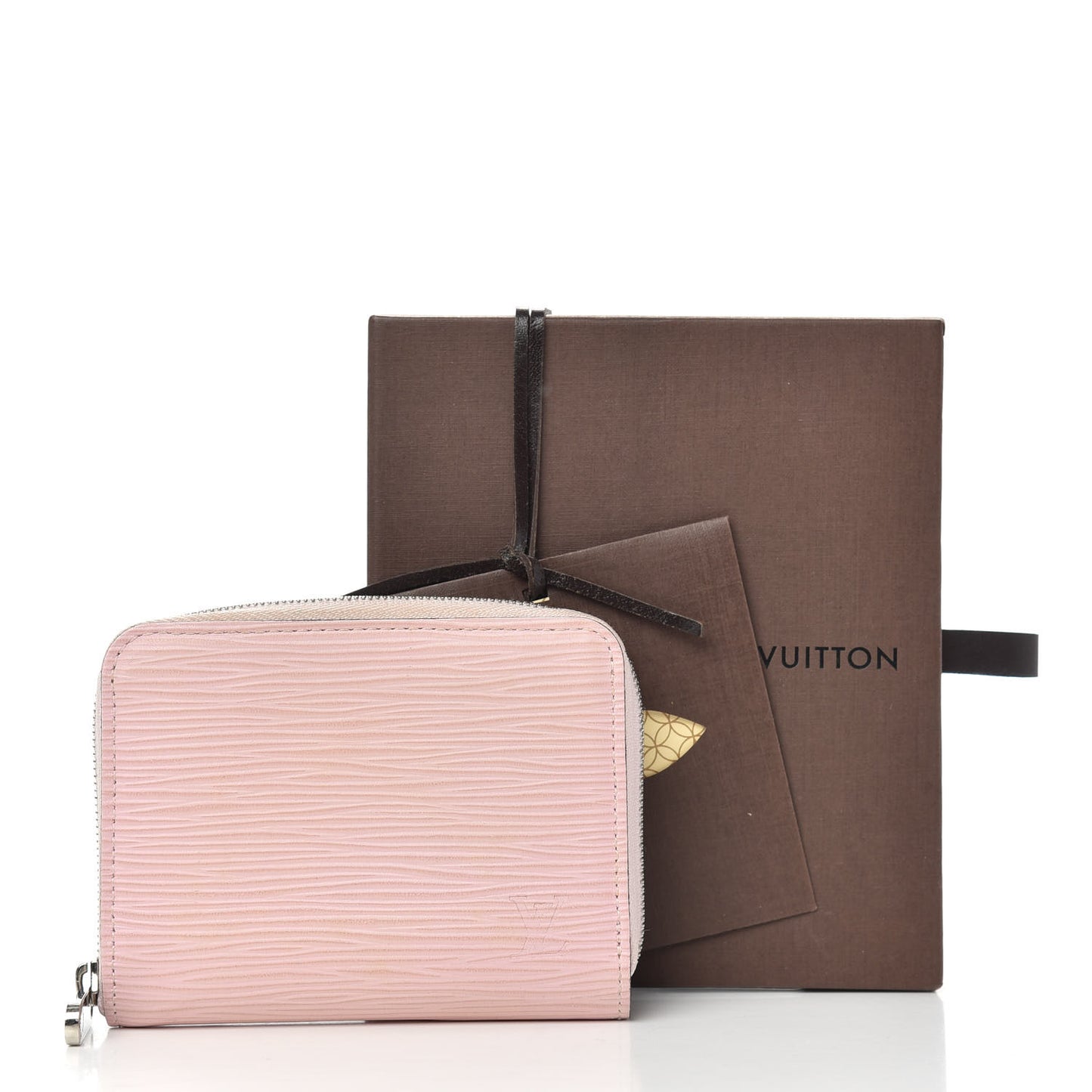 Epi Zippy Coin Purse Rose Ballerine