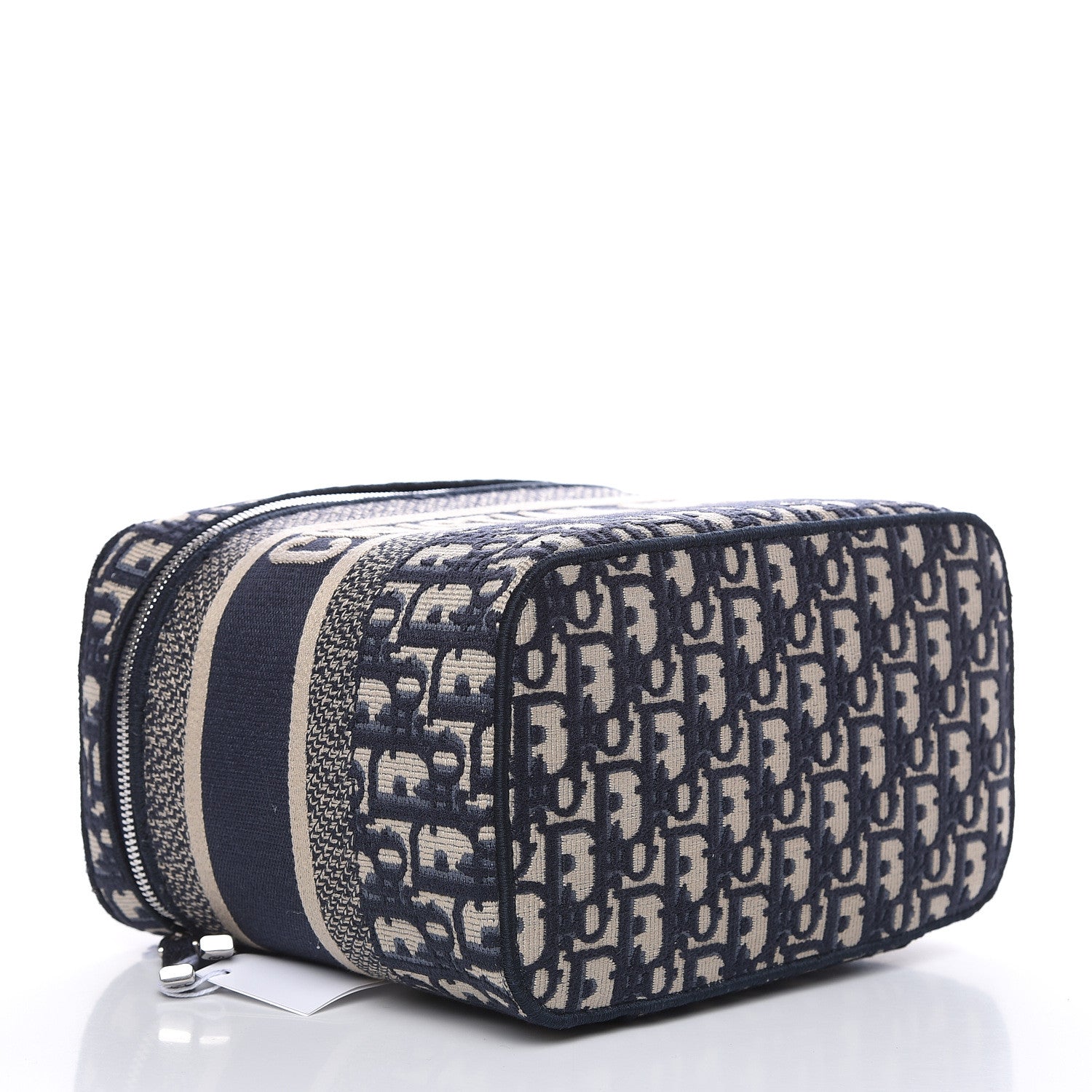 Christian Dior Oblique Diortravel Vanity Case Blue 4 of 10