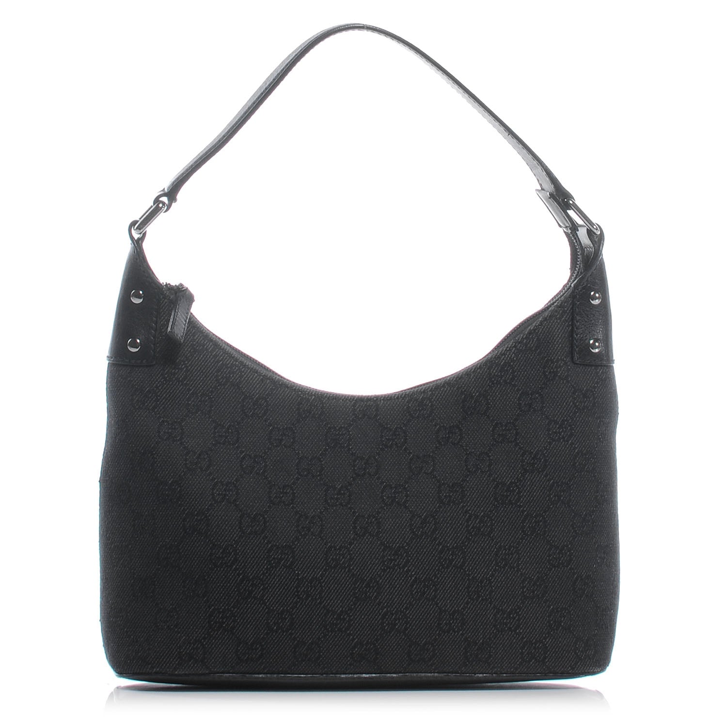 Gucci Monogram Small Hobo Black 1 of 7
