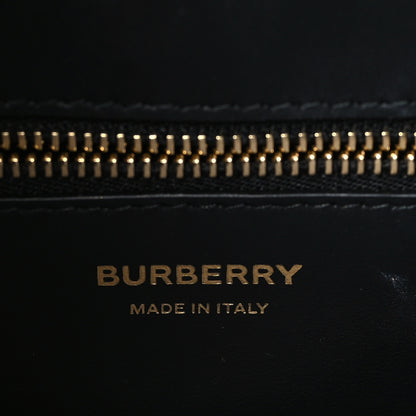 Burberry Crocodile Embossed Calfskin Mini Frances Tote Black 6 of 9