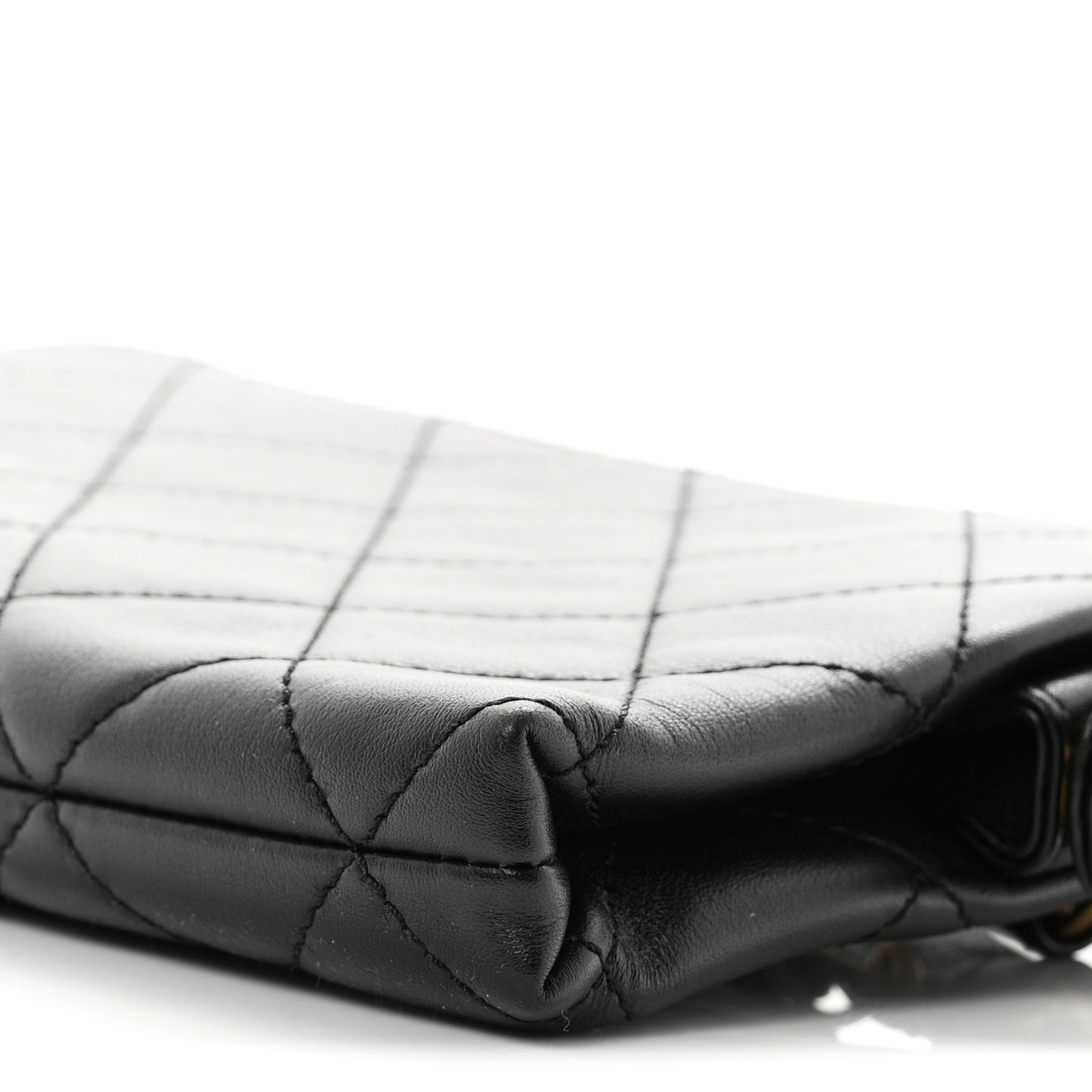 Calfskin Pick Me Up Belt Bag Black