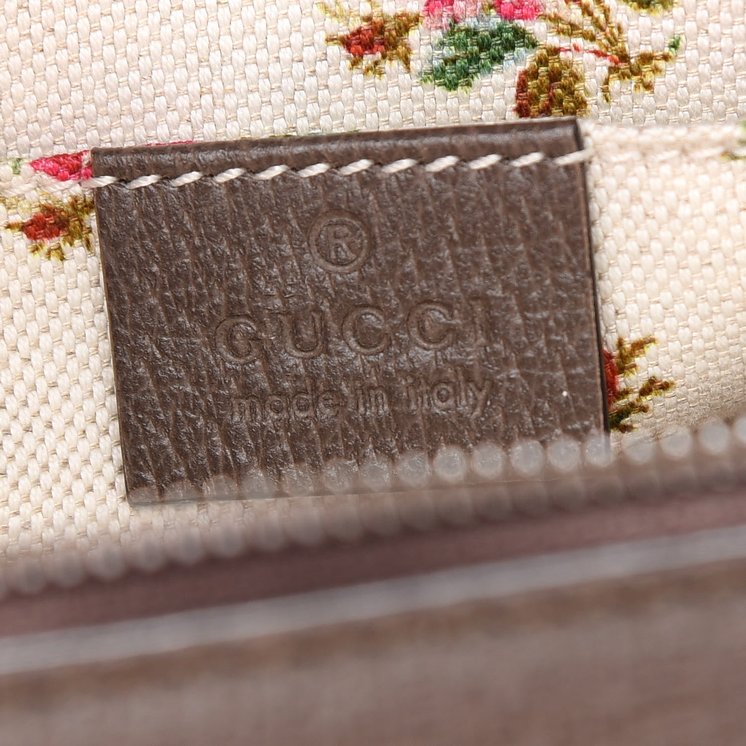 Gucci GG Supreme Monogram Web Neo Vintage Shoulder Bag Beige New Acero Crop 6 of 9