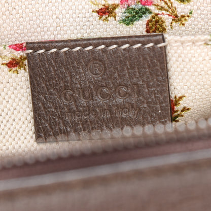 Gucci GG Supreme Monogram Web Neo Vintage Shoulder Bag Beige New Acero Crop 6 of 9