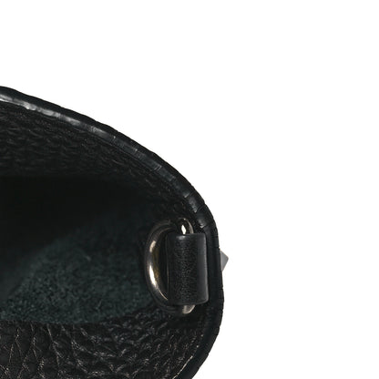 Valentino Garavani Grained Calfskin Onyx Medium Rockstud Rolling Tote Black 10 of 11