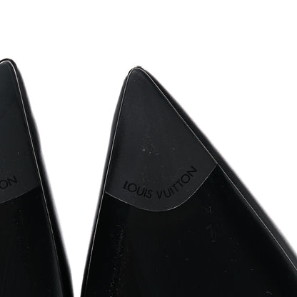 Louis Vuitton Calfskin Call Back Pumps 38.5 Black 8 of 14