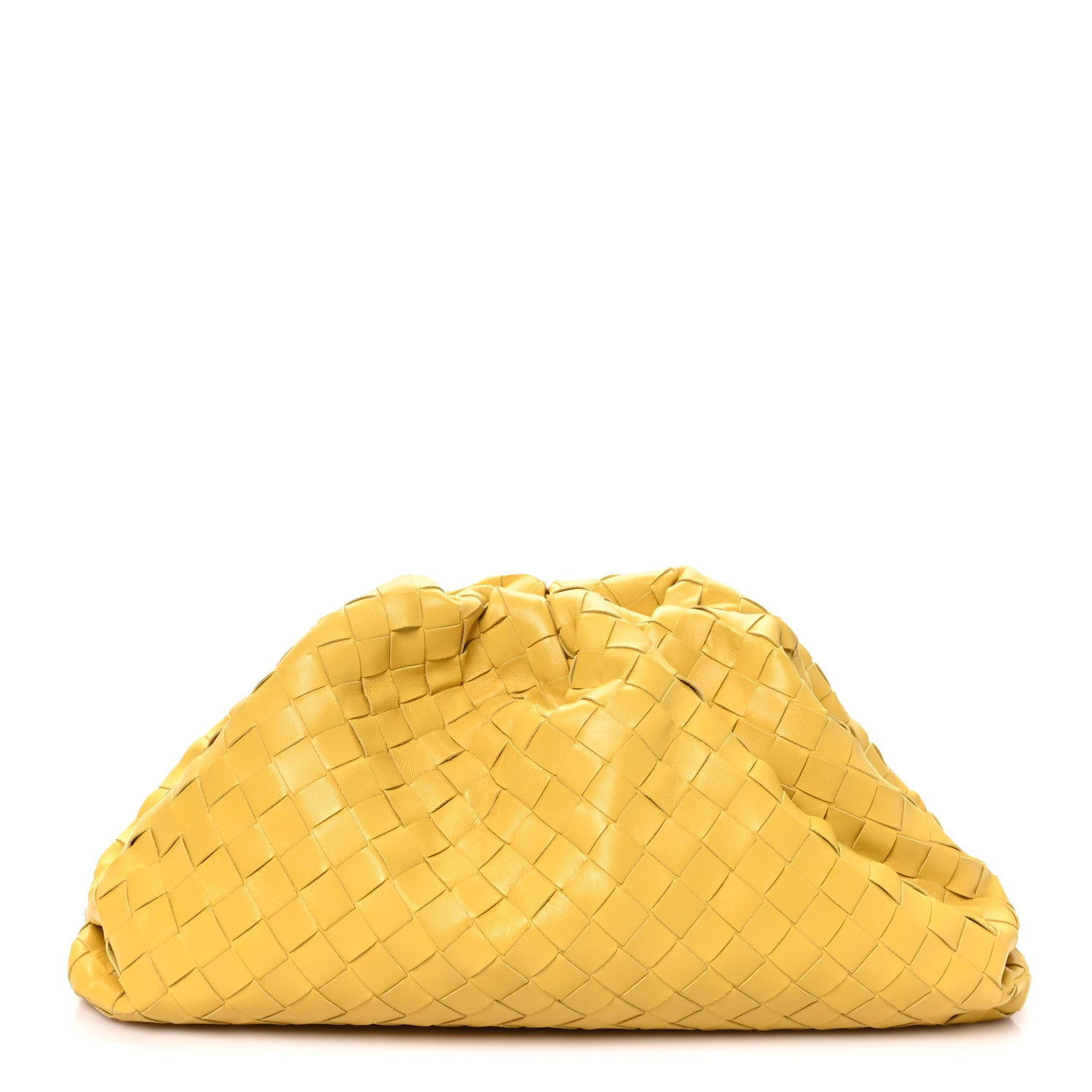Bottega Veneta Nappa Maxi Intrecciato The Pouch Oversized Clutch Corn 1 of 9