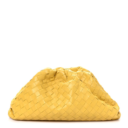 Bottega Veneta Nappa Maxi Intrecciato The Pouch Oversized Clutch Corn 1 of 9