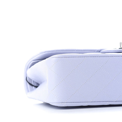 Chanel Caviar Quilted Medium Double Flap Light Purple 8 of 9