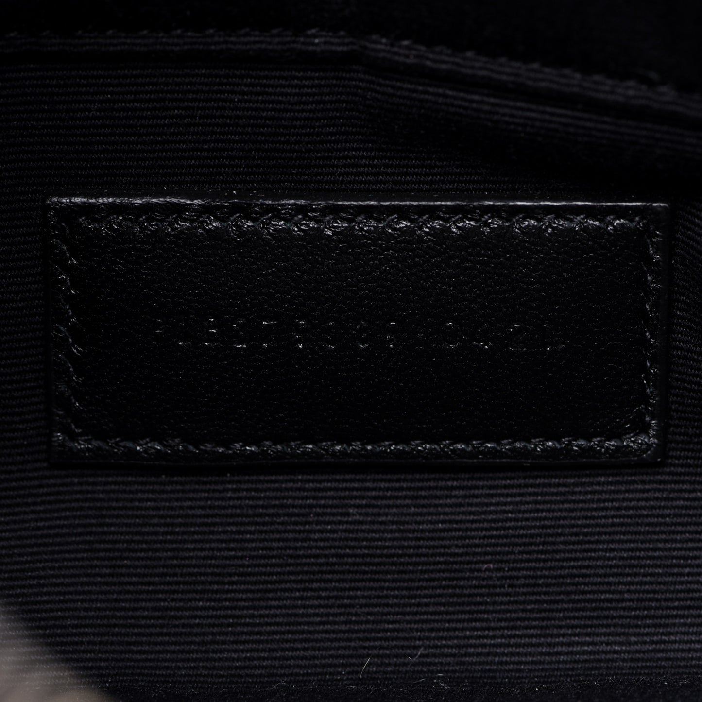 Calfskin Matelasse Chevron Monogram A5 Wristlet Black