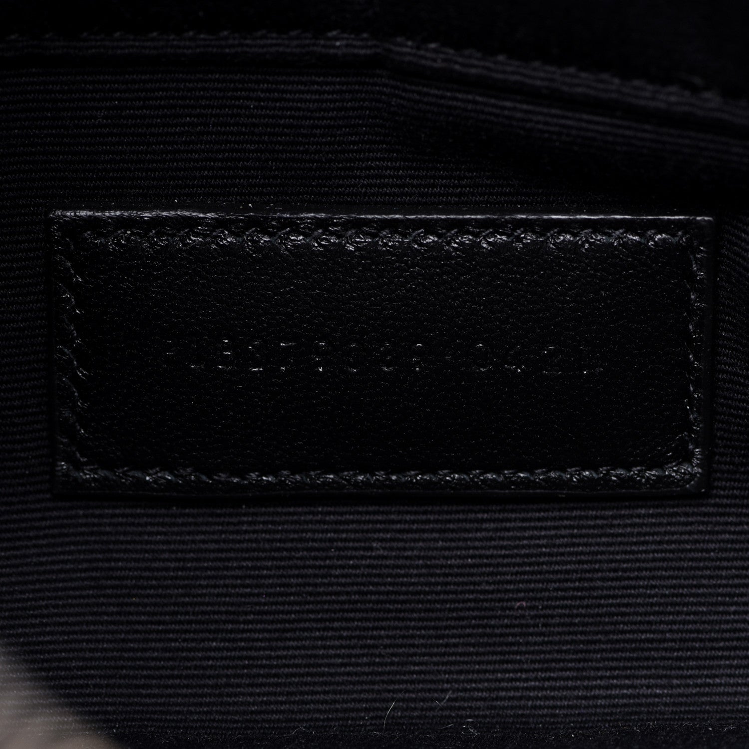Saint Laurent Calfskin Matelasse Chevron Monogram A5 Wristlet Black 6 of 8