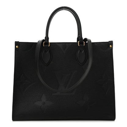Louis Vuitton Empreinte Monogram Giant OnTheGo MM Black 1 of 14