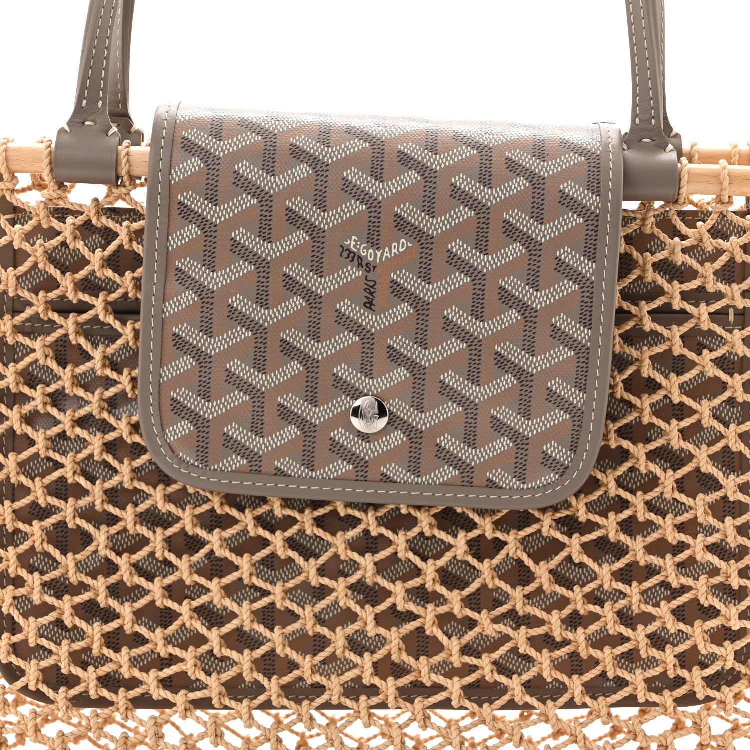 Goyard Goyardine Net Aligre Tote Grege 7 of 9