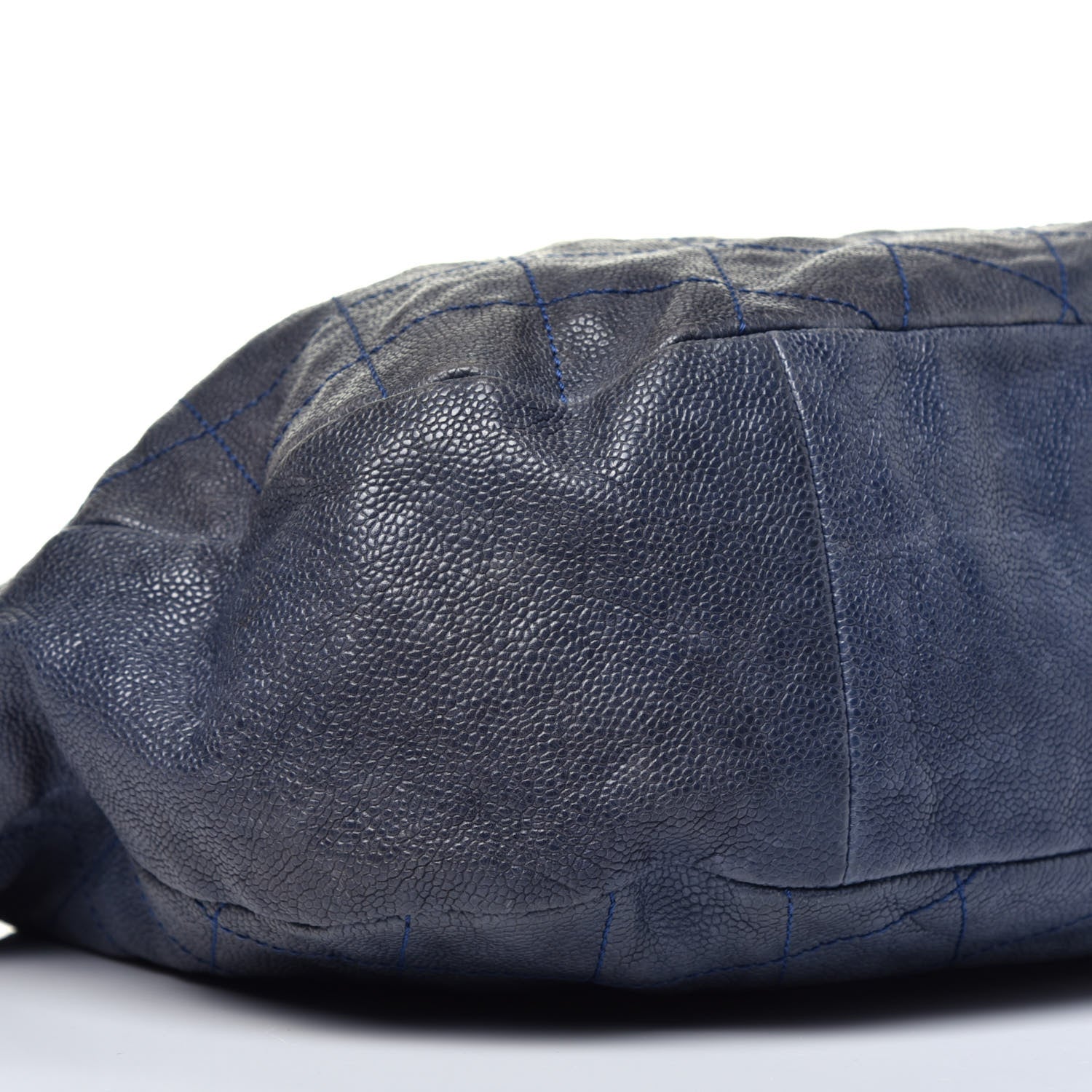 Chanel Caviar Quilted Simply CC Hobo Dark Blue 8 of 9