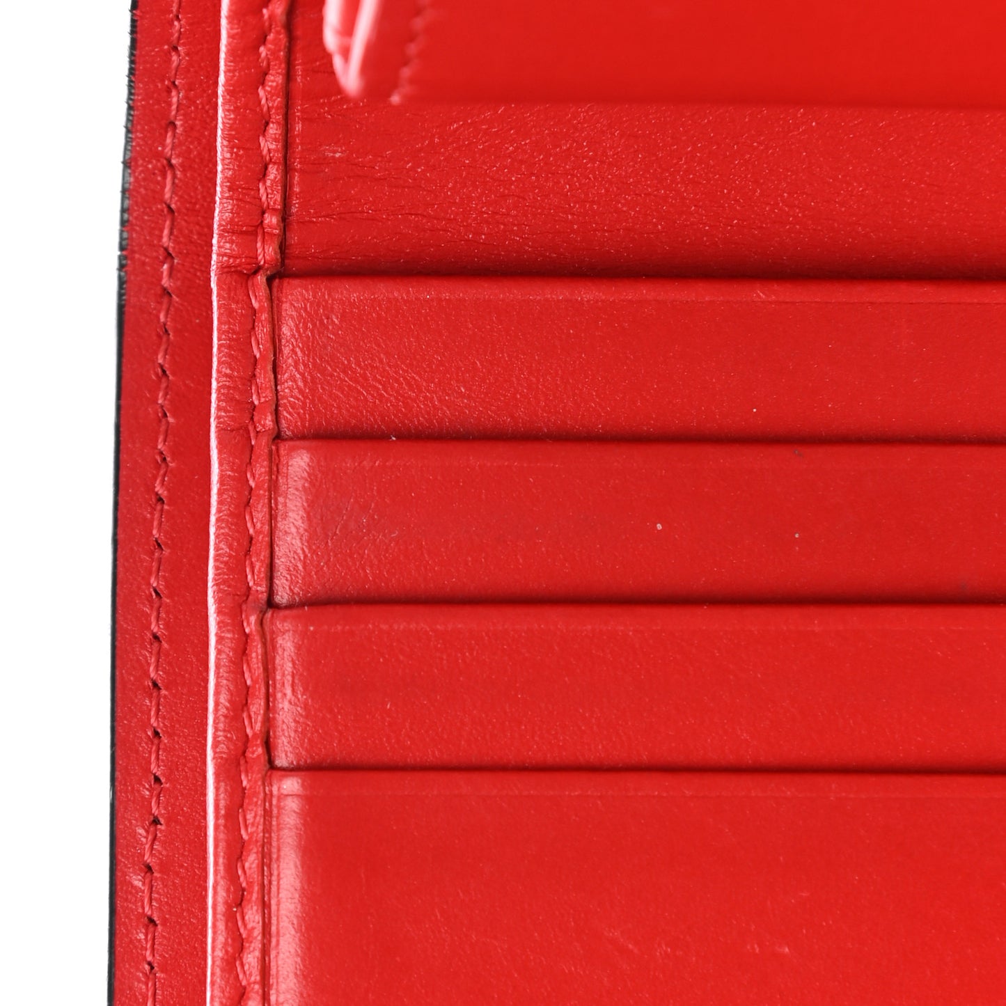 Grained Calfskin Star Studded Bi-Fold Wallet Nude Multimetal